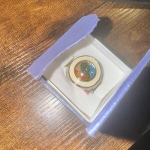 Elegant Multicolor Enamel Ring